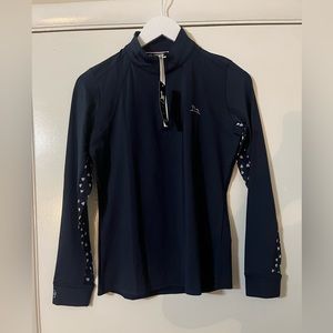 RJ Classics Sienna Jr Sun Shirt, Navy/Hearts